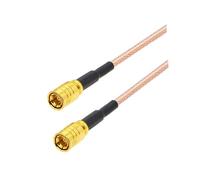 Rg316 Câble droit SMB Mâle à SMB Bouchon mâle 50 ohm Rf Câble coaxial Satellite Rasson de rallonge de cordon Picktail Adaptateur(Army Green,15CM)