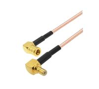 Rg316 Câble droit SMB Mâle à SMB Bouchon mâle 50 ohm Rf Câble coaxial Satellite Rasson de rallonge de cordon Picktail Adaptateur(Rosso,1M)
