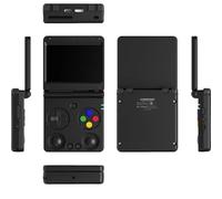 RG34XXSP Console de Jeu Portable, écran IPS de 3.4", 11000+ Jeux rétro avec Système Linux Open Source, Carte TF 64GB, Batterie 3300 mAh(Black,64+256)