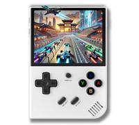 RG35XX Plus Portable Game Console, Écran IPS De 3,5 Pouces avec Batterie De Grande Capacité 3300mAh, Prend en Charge HDMI Et Sortie TV-White||64G
