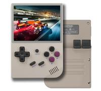 RG35XX + Portable Game Console Linux Système HD Et TV Sortie 3,5 Pouces Écran IPS 64G / 128G / 256G Carte TF 5500 + Jeux Classiques 2600mAh Batterie-Grey||64G