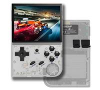 RG35XX + Portable Game Console Linux Système HD Et TV Sortie 3,5 Pouces Écran IPS 64G / 128G / 256G Carte TF 5500 + Jeux Classiques 2600mAh Batterie-White||256G