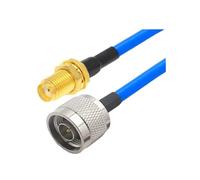 Rg402 Câble n type mâle/femme à SMA Homme Rf Câble adaptateur 50 ohm Rf Jumper à rallonge coaxial de la fixation 5cm 50cm 1m 2m 5m(N Male to SMA F,10M)
