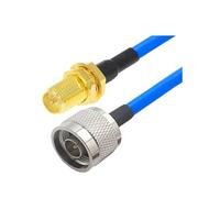 Rg402 Câble n type mâle/femme à SMA Homme Rf Câble adaptateur 50 ohm Rf Jumper à rallonge coaxial de la fixation 5cm 50cm 1m 2m 5m(N Male to RPSMA F,1M)