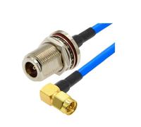 Rg402 Câble n type mâle/femme à SMA Homme Rf Câble adaptateur 50 ohm Rf Jumper à rallonge coaxial de la fixation 5cm 50cm 1m 2m 5m(N F WP to SMA M90,20M)