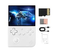 RG40XX V Console de jeu portable rétro 4" écran IPS 640 x 480 3200 mAh Carte TF 128 G intégrée Prend en charge plusieurs simulateurs système Linux (Blanc-64G)