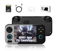 RG476H Console de Jeux Rétro Portative 128Go, Fonction de Support IA, Émulateur Portable Android 13 avec 4000+ Jeux 25+ Émulateurs, Écran 4,7 Pouces LTPS in-Cell, WiFi Bluetooth Sortie TV HD (Noir)
