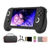 RG556 Console de jeu portable rétro 256 Go 8 000 jeux, Android 13 Unisoc T820, 5,4" AMOLED écran WiFi pour adultes et enfants (4 + 128 Go)