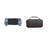 RG556 - Console de jeu portable rétro avec étui - Système Android 13 - Puce Unisoc T820 - Console de jeu vidéo portable AMOLED 5,48" - Pour adultes (8 + 128 G/pas de jeux)