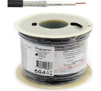 RG58 50m câble coaxial - 50 Ohm câble d'antenne pour SMA BNC TNC PL259 UHF FME N mâle - 5mm coax cable extension - CB funk HAM radio WLAN Internet Router 4G 5G 6G GSM - Fabriqué en Italie