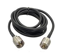 Rg58 Câble Uhf pl259 Bouchon mâle à Uhf pl259 Connecteur mâle Rf Jumper Pigtails Fil Terminal 6 pouces ~ 50m(40M)