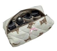 Rganizer Sacs cosmétiques for Outils de Coiffure Shark Flexstyle, Sac de Rangement de Maquillage Mignon, Sac d'accessoires for sèche-Cheveux, Sac à Main Portable, Sac de Voyage(Little Bear Style)