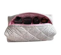 Rganizer Sacs cosmétiques for Outils de Coiffure Shark Flexstyle, Sac de Rangement de Maquillage Mignon, Sac d'accessoires for sèche-Cheveux, Sac à Main Portable, Sac de Voyage(Floral Style)