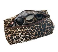 Rganizer Sacs cosmétiques for Outils de Coiffure Shark Flexstyle, Sac de Rangement de Maquillage Mignon, Sac d'accessoires for sèche-Cheveux, Sac à Main Portable, Sac de Voyage(Leopard Print Style)