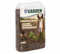 R'Garden Fumier de Cheval Naturel - Engrais Organique Composté pour Potager, Massifs et Jardin - Sol Fertile et Enrichi (13KG = 13m2)