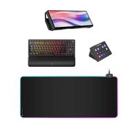 RGB Desk Setup Pack: Corsair Xeneon Edge, K70 Core TKL Wireless, MM700 RGB & Stream Deck MK.2 for immersive control New