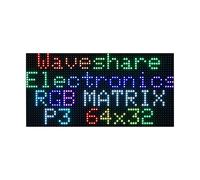 RGB Full-Color LED Matrix Panel Display, 64×32 Pixels for Raspberry Pi, Pico, ESP32, Ardui,etc, Adjustable Brightness