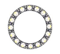 RGB LED Bing Board SK6812 16 bits 32 couleurs conception lienable avec une moitié blanc fluorescente pour l'éclairage de l'horloge murale et les fins décoratives du matériau PCB