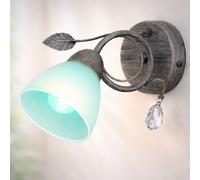 RGB LED Ess Chambre Mur Spot Antique Gris Verre Luminaire Modulable Télécommande