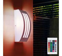 RGB LED Extérieur Balcon Cour Projecteur Mural Télécommande Dimmable 1-flg