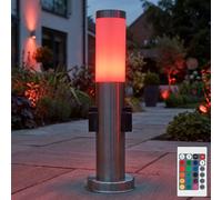RGB LED Extérieure Prises Lampadaire Jardin Hauteur 45 CM Télécommande Variateur