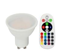 RGB LED GU10 290 lumens Ampoule 3.5 Watt Changement de couleur Dimmable Télécommande Vtac 2778