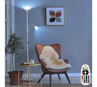RGB LED Lampadaire Variateur Télécommande Changement Sommeil Chambre Plafonniers