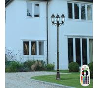 RGB LED Lampe D'Extérieur Lampadaire Extérieur IP44 Télécommande Variateur