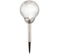 RGB LED Lampe solaire Lampe enfichable Éclairage Boule de verre Projecteur extérieur Changement de couleur