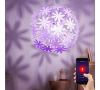 RGB LED Luminaire Suspendu Alexa Google Accueil Wifi App Couvrir Fleurs Lampe