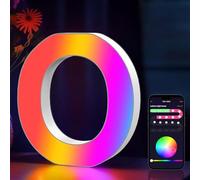 RGB LED Marquee Letter Lights, Light Up Letters Glitter Alphabet Letter Sign Batterie alimentée pour la lumière de nuit Fête d'anniversaire Filles de mariage Cadeaux Bar de la maison Décoration de