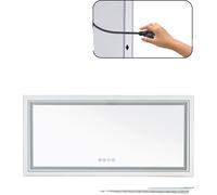 RGB LED miroir de salle de bains, dimmable, anti-buée, rectangle 105x50cm