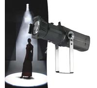 RGB LED Pin Spot Reflector,Professional Spotlight Track Lighting Fixture,512 DMX Zoom Imaging Light with 4 Colors,3-Function Control, Auto Mode,Long Lifespan 50,000H(150W)