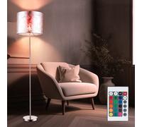 RGB LED Tissu Plafonniers Télécommande Lampadaire Salon Luminaire Modulable