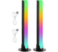 RGB LED USB Bar, cm Gaming Lamp Synchronization Music, Multi Color and Dynamic, Mood Light for Gamesroom, PC Backlight