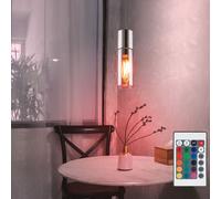 RGB LED Verre Suspendu Couvrir Lampe Variateur Télécommande Ess de Chambre Fumée