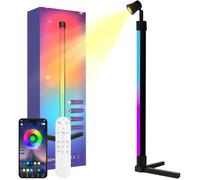 Rgb Lightbar 50Cm Tv Rétro Éclairage Usb Fonctionne Lampe D' 6W Smart Sync Avec Musique Et Contrôle App, 360° Spot Rotatif, 270°