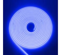 RGB Neon Ruban LED, 220V 288 LEDs/M, Etanche ip65 COB Flexible Étanche Découpable Silicone Bandeau Lumineuse Led pour Intérieur/Extérieur DIY Décoration,bleu,1M