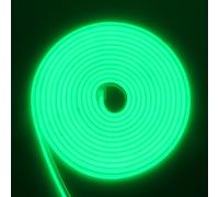 RGB Neon Ruban LED, 220V 288 LEDs/M, Etanche ip65 COB Flexible Étanche Découpable Silicone Bandeau Lumineuse Led pour Intérieur/Extérieur DIY Décoration,verte,1M