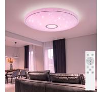RGB Plafonnier LED Smart Accueil Étoiles Effet Télécommande Luminaire Modulable