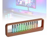 RGB Sound Pickup Spectrum Lamp, Music Spectrum Display, Audio Spectrum Analyzer Display, Adjusted Music Light, MIC Pickup, 7 Preset Modes are Built in, for USB Decor Gift