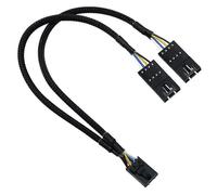 RGB Splitter compatible for Corsair RGB HUB, Lighting Node Core and ICUE Commander CORE XT 4 Pin Male to Female Fan Extension Cable