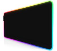 RGB XXL Gaming Mouse Pad-Bright LED Mouse Pad Multicolour 11 Modes-800 x 300 mm-Non-slip Surface for PC and Mac Computer Players-Black.[A66]