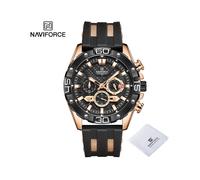 (RGBB) Montres de luxe pour hommes, bracelet en silicone, style militaire, étanche, chronographe, mouvement