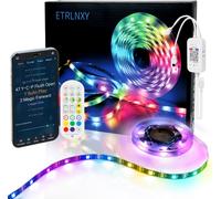 RGBIC Dreamcolor LED Strip 2.5 m Backlight LED TV for 32 to 55 Inch Smart TV Applications and Remote Control,Sync with Music,USB LED Integration IC Lighting for TV Decoration