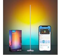 Rgbic Lampadaire Sur Pied Salon, Wifi Lampadaire Led Fonctionne Avec Alexa, Google Assistant, Musique Sync, 16 Millions Couleurs Et