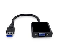 RGBS Adaptateur USB 3.0 vers VGA Converter, 1080p USB vers VGA vidéo Carte Graphique d'affichage Externe câble Adaptateur pour PC Portable Windows 7/8/10/, Pas en Charge des systèmes Mac