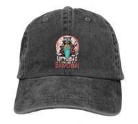 RGCRGF Chapeau Chaud en Hiver, Raton Laveur Qui Mange des déchets Un samouraï Japonais Casquettes de Baseball à visier Opossum Chapeaux d’Ombre pour Hommes