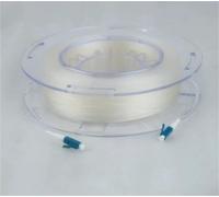 RGFDLJN Câble à Fibre Optique Transparent d'intérieur LC-LC, Tambour de 5 à 500 m, G657A2, Cavalier monomode FC/UPC Invisible, monoconducteur, 10 m, 50 m, 100 m, 200 m, 30 m(40m 2pcs with Drum)