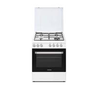 Rosières Cuisinière Prodige RGG663CSW/E 60 cm 4 feux Four gaz Catalyse Blanc